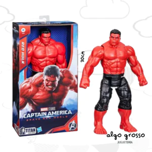 AVENGERS RED HULK MUÑECO 29CM TITAN HERO SERIES art.F9299