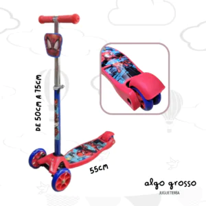MONOPATIN SPIDERMAN 4 RUEDAS art.12019
