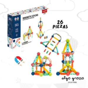 PALITOS MAGNETICOS TIPO VITRO CON PELOTITA 26 PIEZAS art.MT63