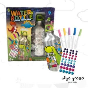 BOTELLA ALUMINIO WATER BOTTLE DINO PARA DECORAR art.BL9616