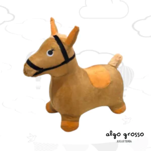 SALTARIN CABALLITO INFLABLE PELUCHE art.57146