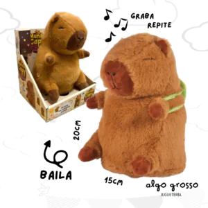 JULIANA MUNDO CAPY PELUCHE CON MOVIMIENTO Y SONIDO art.CAPY004
