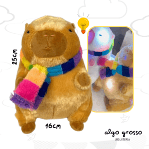 MUNDO CAPY PELUCHE MARRON LUMINOSO art.CAPY041