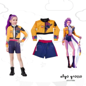 DISFRAZ K-POP RUMI CON SHORT TALLE 2 art.KP1002