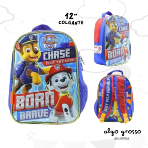 MOCHILA COLGANTE DE 12" PAW PATROL art.PW109