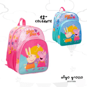 MOCHILA COLGANTE 12" PEPPA PIG art.55409