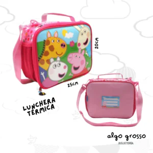 PEPPA PIG LUNCHERA TERMICA CUADRADA art.55411