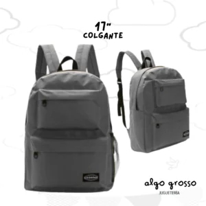 MOCHILA SKORA 17" COLGANTE GOODPAK - LISA GRIS art.42274