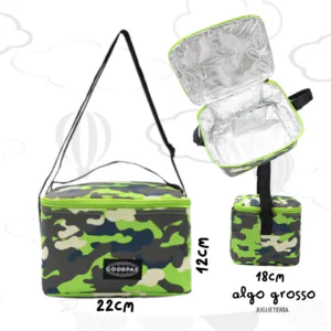 LUNCHERA TERMICA RECTANGULAR CAMUFLADA art.42340