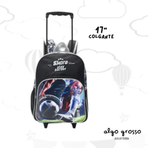 MOCHILA SKORA 16" CON CARRO - PLAY HARDER art.42968