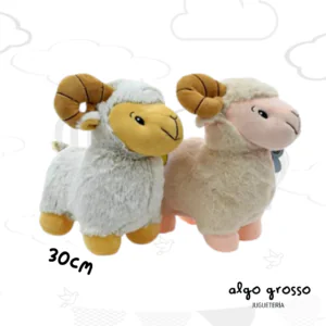 PELUCHE OVEJA CON CUERNOS - 30CM art.C7781