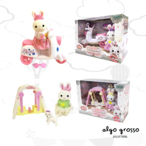 BUNNY BOUTIQUE CONEJO MOMENTOS FELICES + ACCESORIOS art.2411