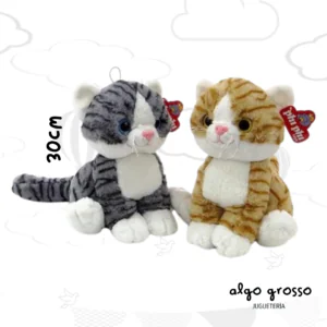 GATO PARADO PELUCHE 30CM OJOS GRANDES art.3972