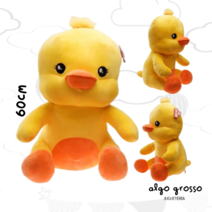 PATO SENTADO DE PELUCHE DE 60CM art.1730