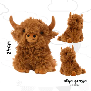 BUFALO DE PELUCHE SENTADO DE 24CM art.4502