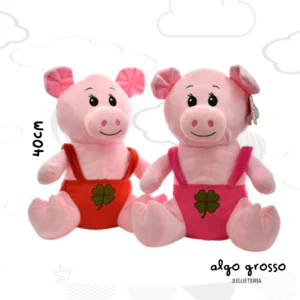 PELUCHE CHANCHITO VESTIDO DE 40CM art.5450