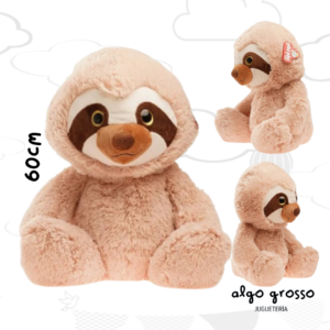 PEREZOSO SENTADO DE PELUCHE DE 60CM art.6203