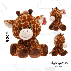 JIRAFA DE PELUCHE  SENTADA DE 40CM art.6208