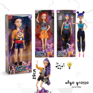 MUÑECA GUERRERAS K-POP CON MUSICA art.DX148M