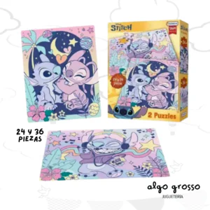 PUZZLE STITCH - 2 ROMPEZABEZAS DE 24 Y 36 PIEZAS art.DMD00176