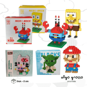 MICROBLOCK MINI BLOQUES PERSONAJES SURTIDOS "ALTERNATIVOS"