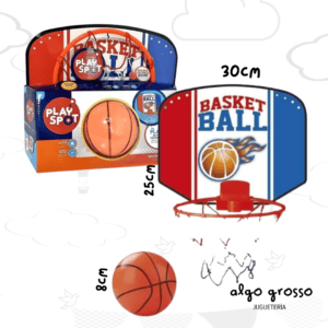PLAY SPOT SET ARO DE BASQUET CON MINI PELOTA art.PL03