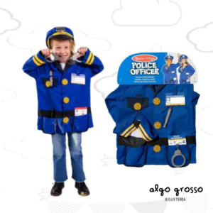 DISFRAZ POLICIA 8 PIEZAS- MELISSA Y DOUG art.93609
