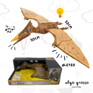 DINOSAUR WORLD PTERODACTILO 2 BOTONES DE FUNCION art.DINO4