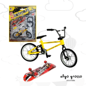 SKATEPARK SKATE FINGER + BICICLETA + ACCESORIOS art.NA201638