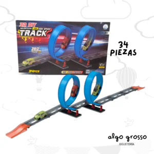 HIGH SPEED TRACK PISTA DE AUTOS DE 34 PIEZAS art.NA205077