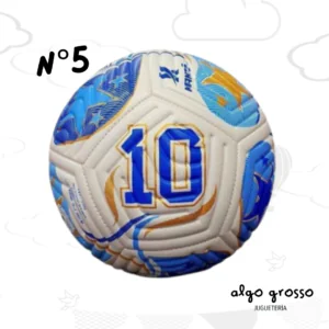 PELOTA FUTBOL N5 "10 Y CAMPEONES DEL MUNDO" ARGENTINA art.57193