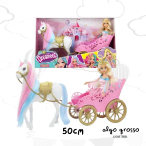DREAMEEZ PRINCESA CON CARRRUAJE Y CABALLO art.81011