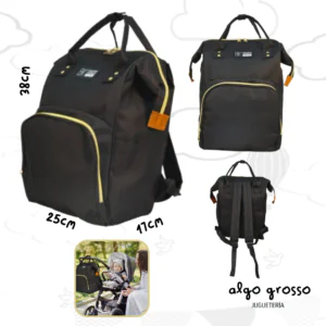 MOCHILA MATERNAL 2 EN 1 BOLSO TERMICO art.MOMB01