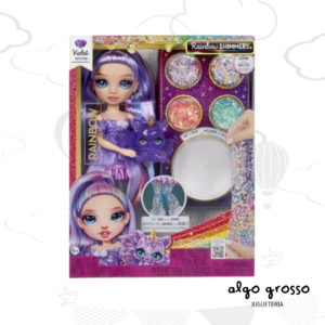 RAINBOW HIGH SHIMMERS MUÑECA CON SLIME VIOLET WILLOW art.122425