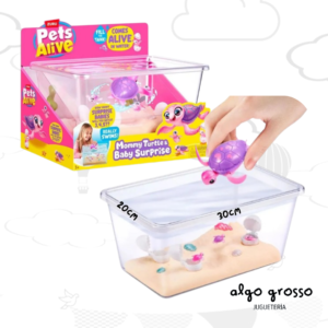 PETS ALIVE MAMA TORTUGA CON PECERA art.6090