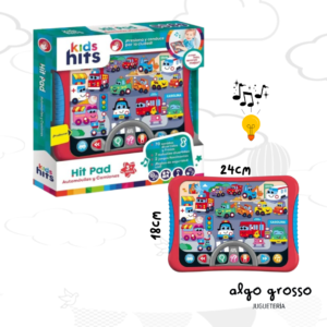 TABLET KIDS HIT PAD - AUTOS Y CAMIONES art.KH01/008-ES