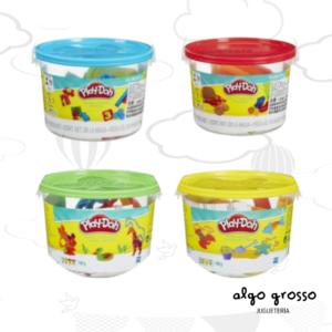 PLAY DOH BALDE 2 MASAS CON MOLDES art.B4453