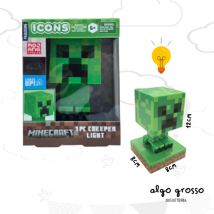 MINECRAFT ICONS CREEPER LIGTH FIGURA LAMPARA art.PP6593MCFV4