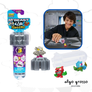 MR BEAST LAB SWARMS TUBO PACK 3 FIGURAS COLECCION art.24782