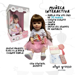 ANTONELLA INTERACTIVA MUÑECA + ACCESORIOS art.ADJX88-01/249