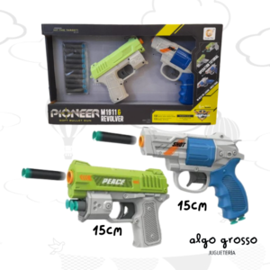 PIONEER M1911 SET DE 2 ARMAS LANZA DARDOS art.3394/807A
