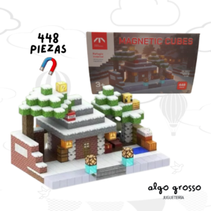 MAGNETIC CUBES REFUGIO INVERNAL 448 PIEZAS art.T061