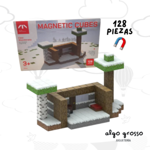MAGNETIC CUBES CASA ABANDONADA 128 PIEZAS art.T062