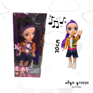 MUÑECA DE GUERRERAS KPOP DEMON HUNTERS DE 30CM - SONIDO art.DX155