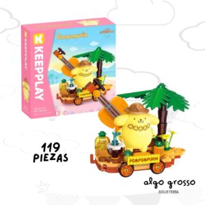 KEEPPLAY POMPOMPURIN CARRITO DE VERANO BLOQUES art.56409