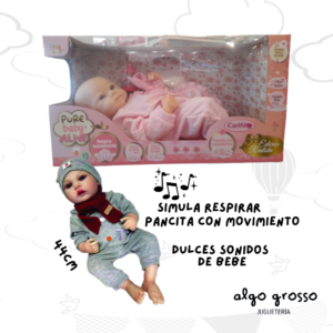 PURE BABY ALIVE BEBE INTERACTIVO CON SONIDOS- RESPIRA art.7334/4877-1