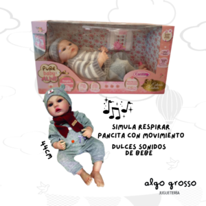 PURE BABY ALIVE BEBE INTERACTIVO CON SONIDOS- RESPIRA art.7334/4877-2