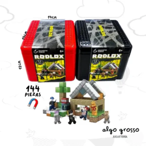 ROBLOX CUBOS IMANTADOS 144 PIEZAS EN ESTUCHE PLASTICA art.R8013