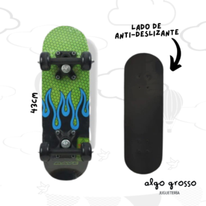 SKATE MINI PATINETA DE 43CM CON ANTIDESLIZANTE art.IK0455/IK0454