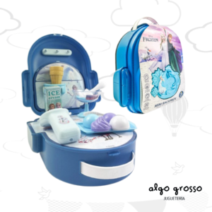 FROZEN MINI MOCHILA PLASTICO CON ACCESORIOS art.IKDIS020
